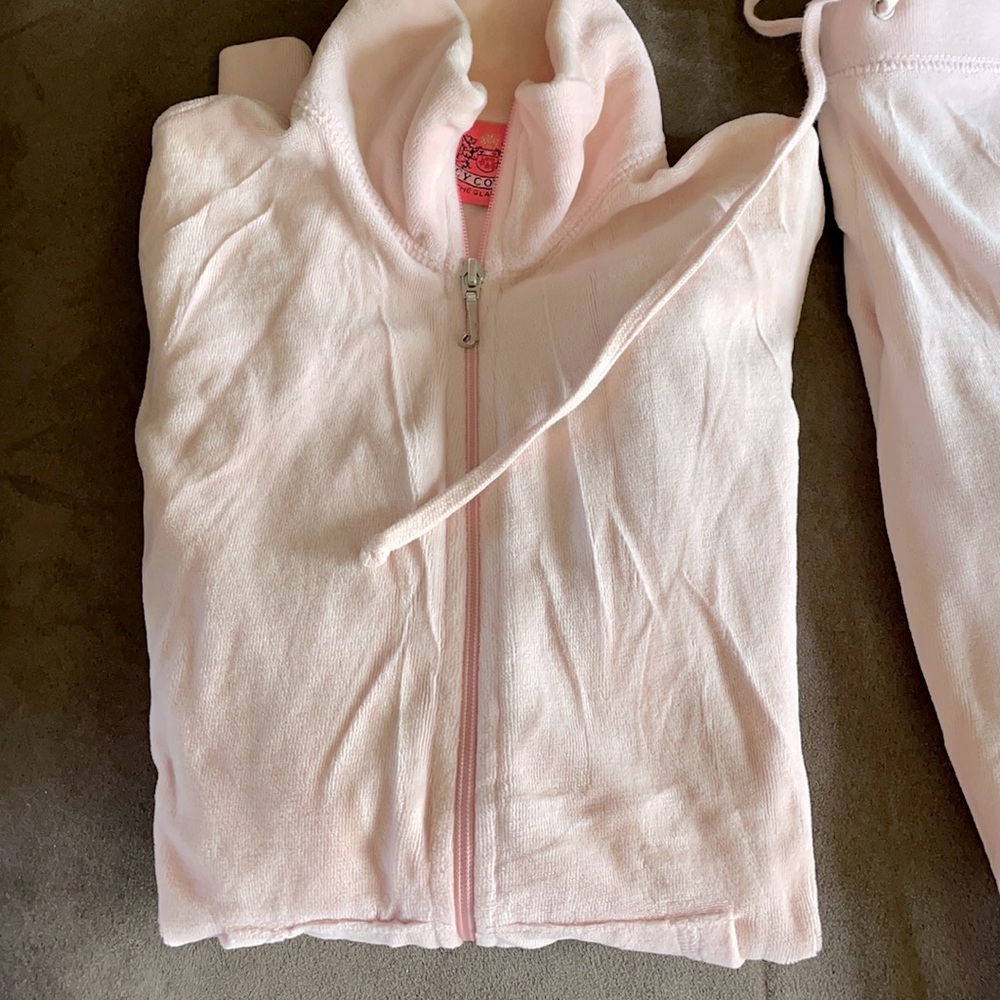 Baby pink juicy couture tracksuit